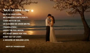 spanish poem about love