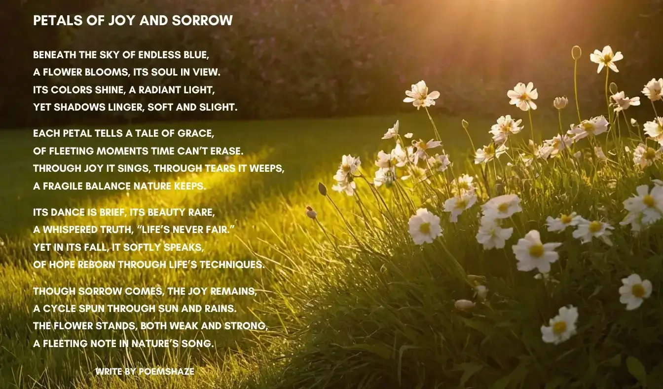 glory in a flower poem