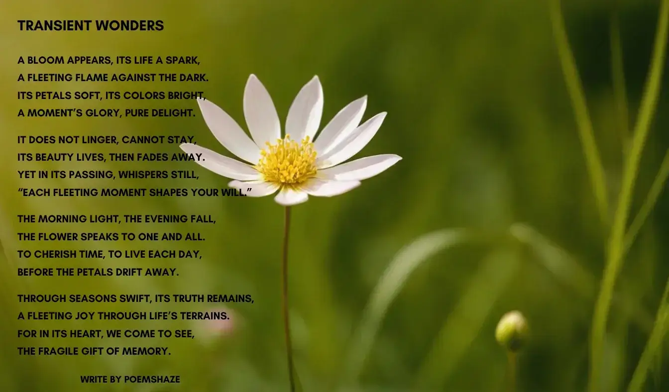 glory of the flower poem