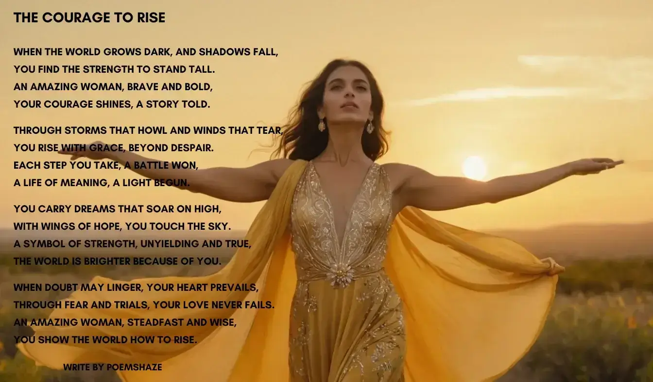 beautiful poem for a strong woman
