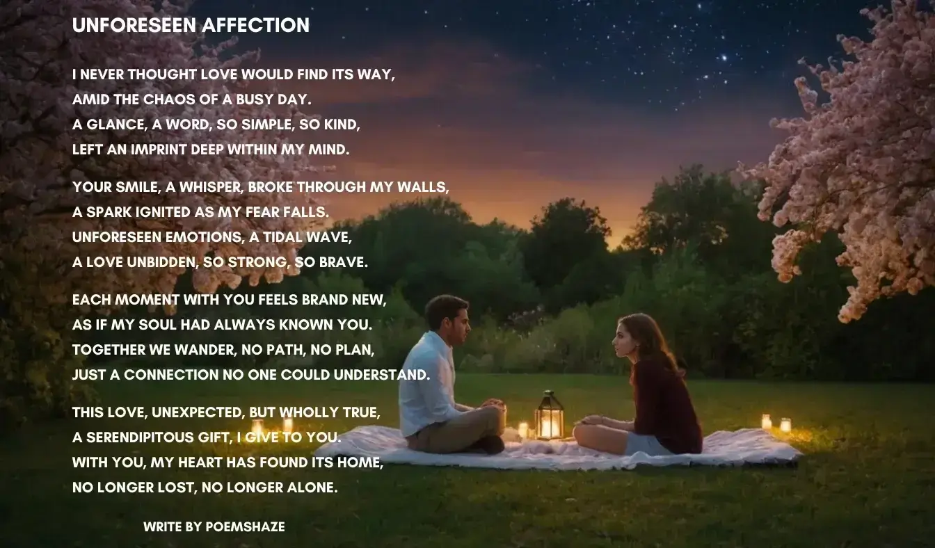 poems about unexpected love