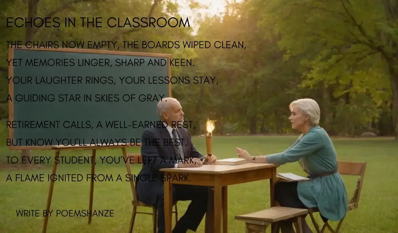 poems for teachers retiring