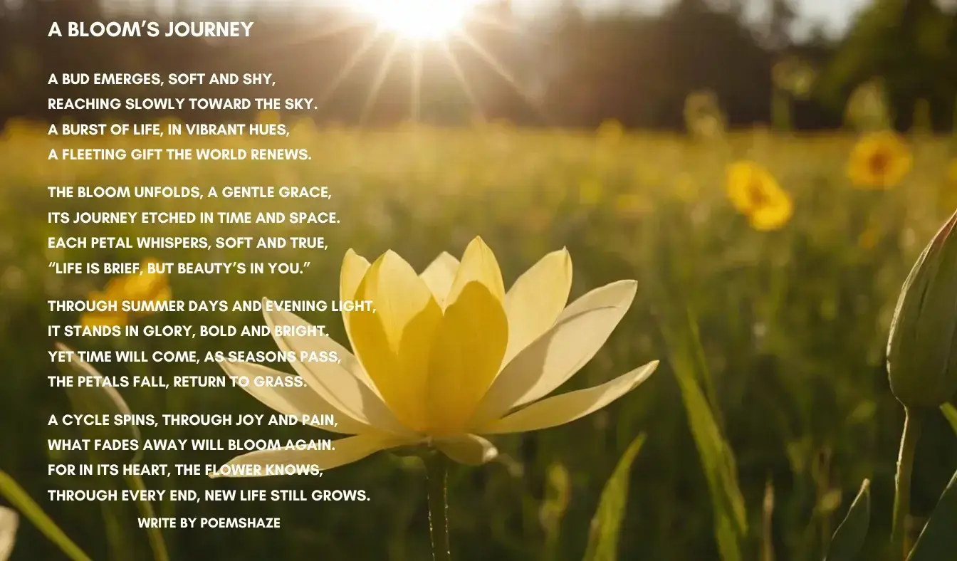 glory in a flower poem